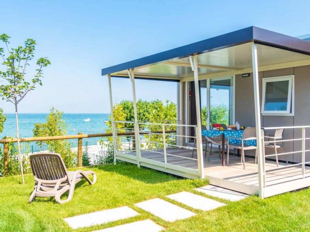 Stacaravans aan het Gardameer, Mobile home in Lazise, Camping Village